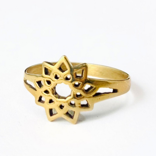 R028 Baha'i Non-Silver Ring