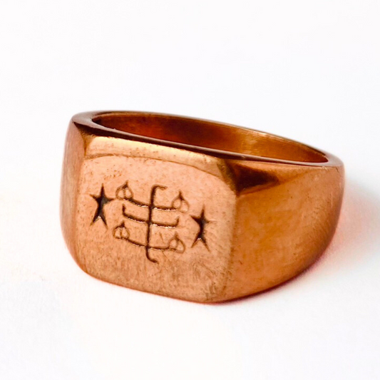 R021 Baha'i Non-Silver Ring