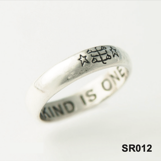 SR012 Baha'i Silver Ring