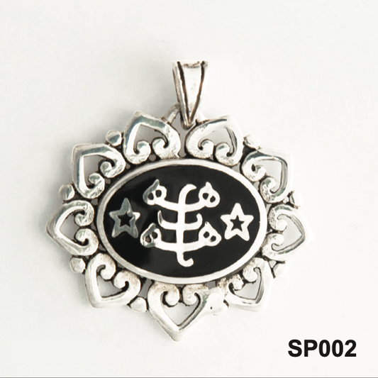SP002 Baha'i Silver Pendant