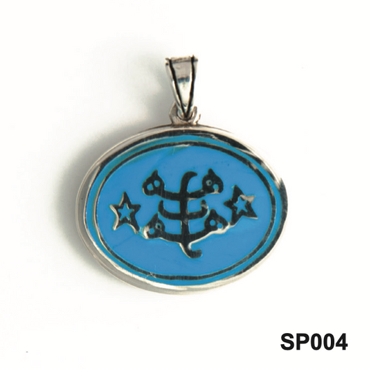 SP004 Baha'i Silver Pendant